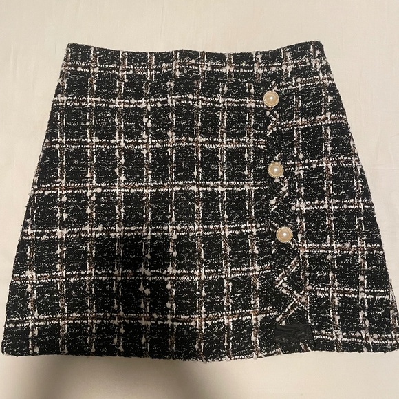 J.ING Pants - J.Ing Mini Tweed Skort